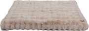 Letto per Cani Grande, Larghezza 120 cm, Profondità 90 cm, Altezza 12 cm, Materiale Pluche, Color Beige, Peso 1,5 kg, Dimensioni 120x90x12 cm, Materiale Lavabile, Idrorepellente, Antiscivolo
