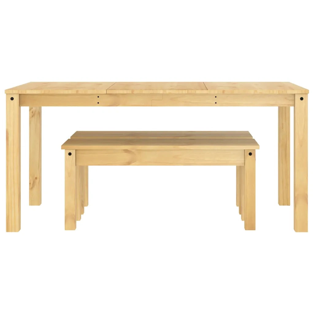 Set da Pranzo 3 pz PANAMA in Legno Massello di Pino 3345173