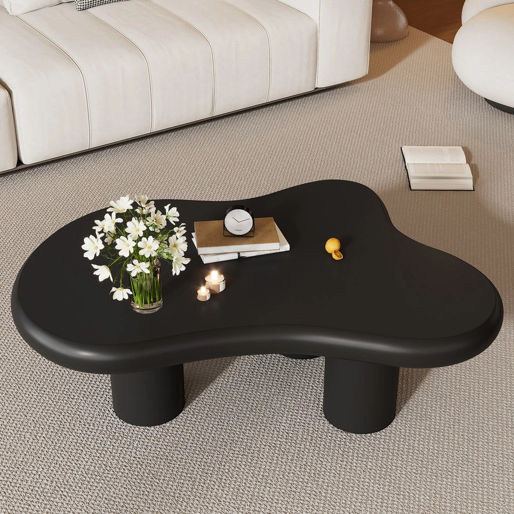 Tavolino da Caff¨¨ Design Nuvola ¨C MINIMAL ¨C MDF Laccato, 97x67x32 cm