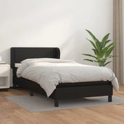 Giroletto a Molle con Materasso Nero 100x200 cm in Similpellecod mxl 98101