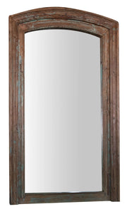 Biscottini Specchio da parete in legno massello di teak