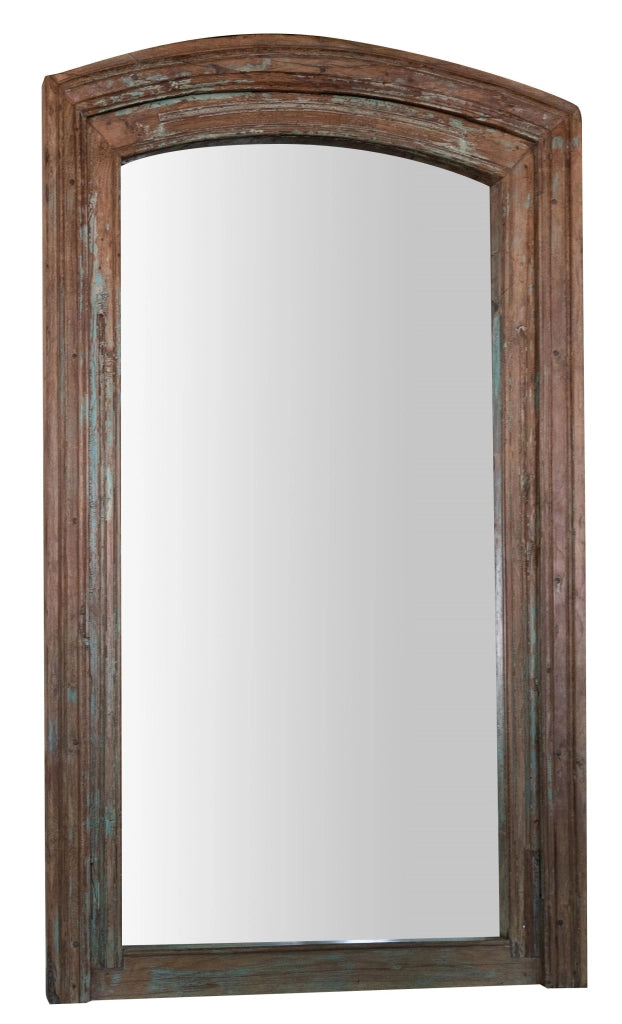 Biscottini Specchio da parete in legno massello di teak