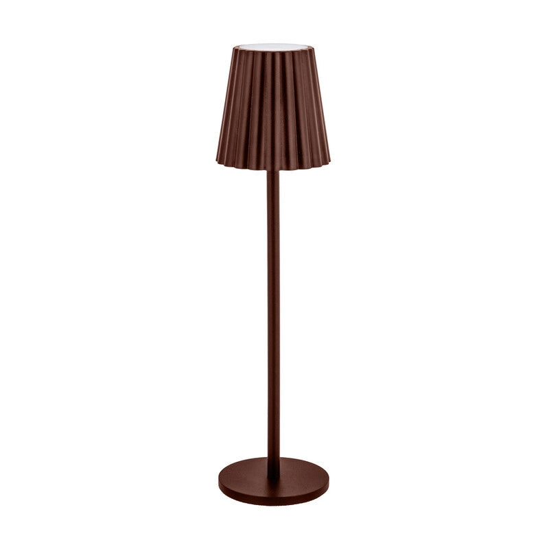 LAMPADA LED RICARICABILE DA TAVOLO MINU RUGGINE- 12,0 pz