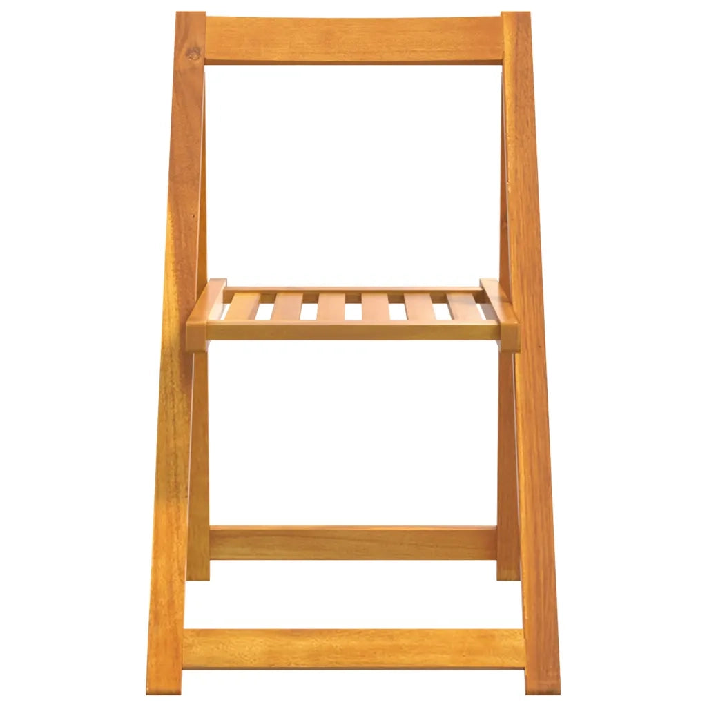 Sedie da Giardino Pieghevoli 6 pz in Legno Massello di Acacia cod mxl 31043