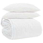 Set di Piumoni con cuscino 3 pcs Bianco Piuma d'anatra