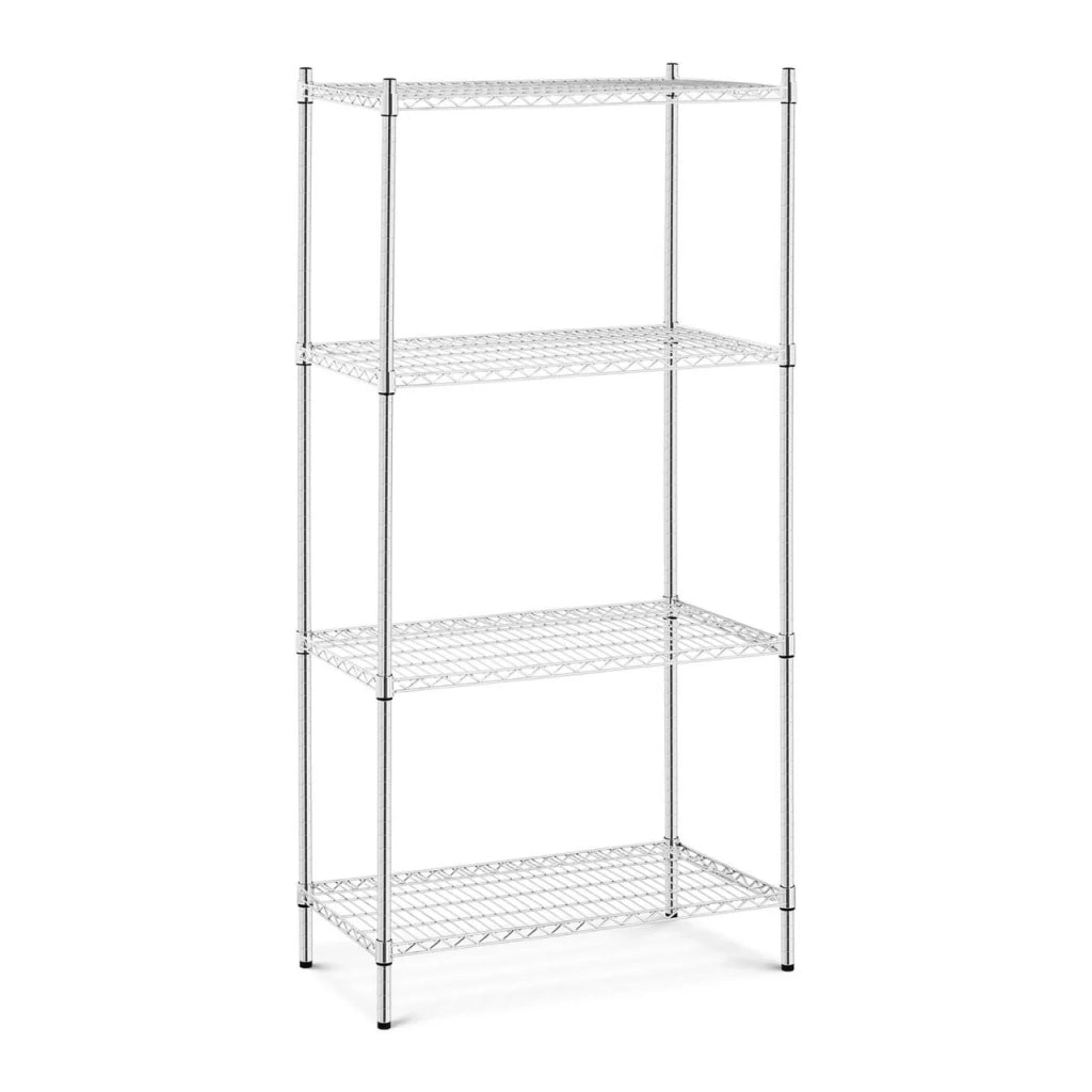 Scaffale professionale in metallo per carichi pesanti 90 x 45 x 180 cm 1.000 kg 14_0001523
