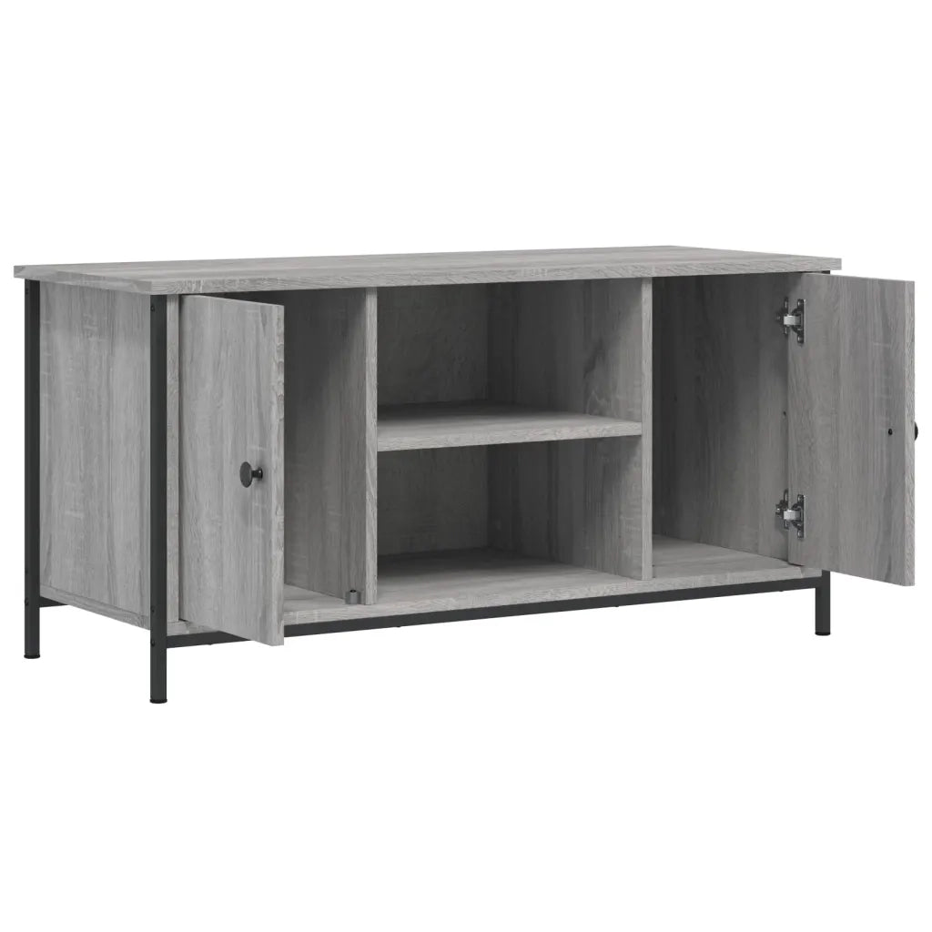 Mobile Porta TV-Mobile per TV-Credenza TV Grigio Sonoma 100x40x50 cm in Legno Multistrato 206456