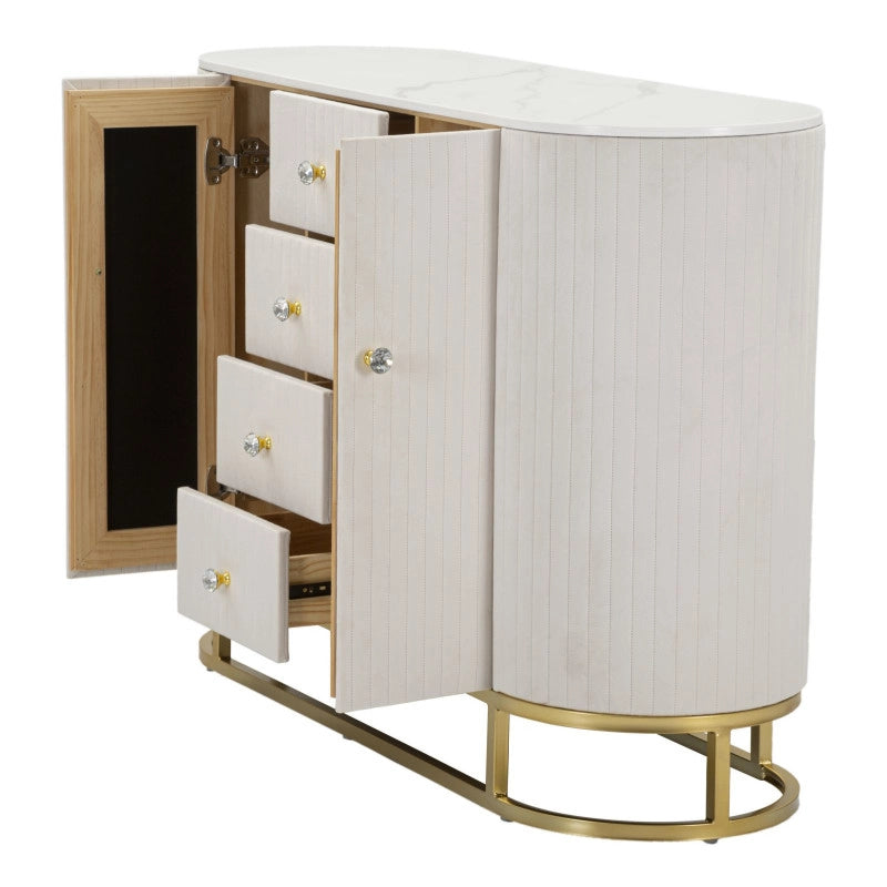 Mobile Montpellier Crema cm 120x40x85