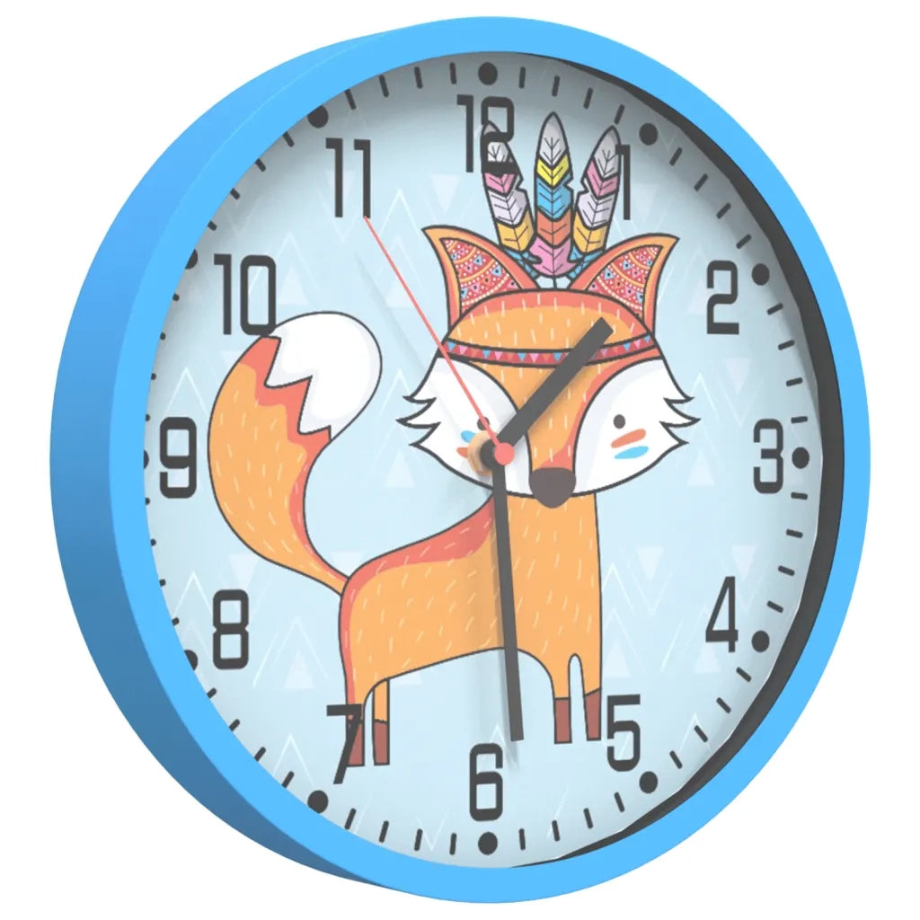 Orologio da Parete Blu ?25,5 cm Polistirene e Vetro CFW5353982
