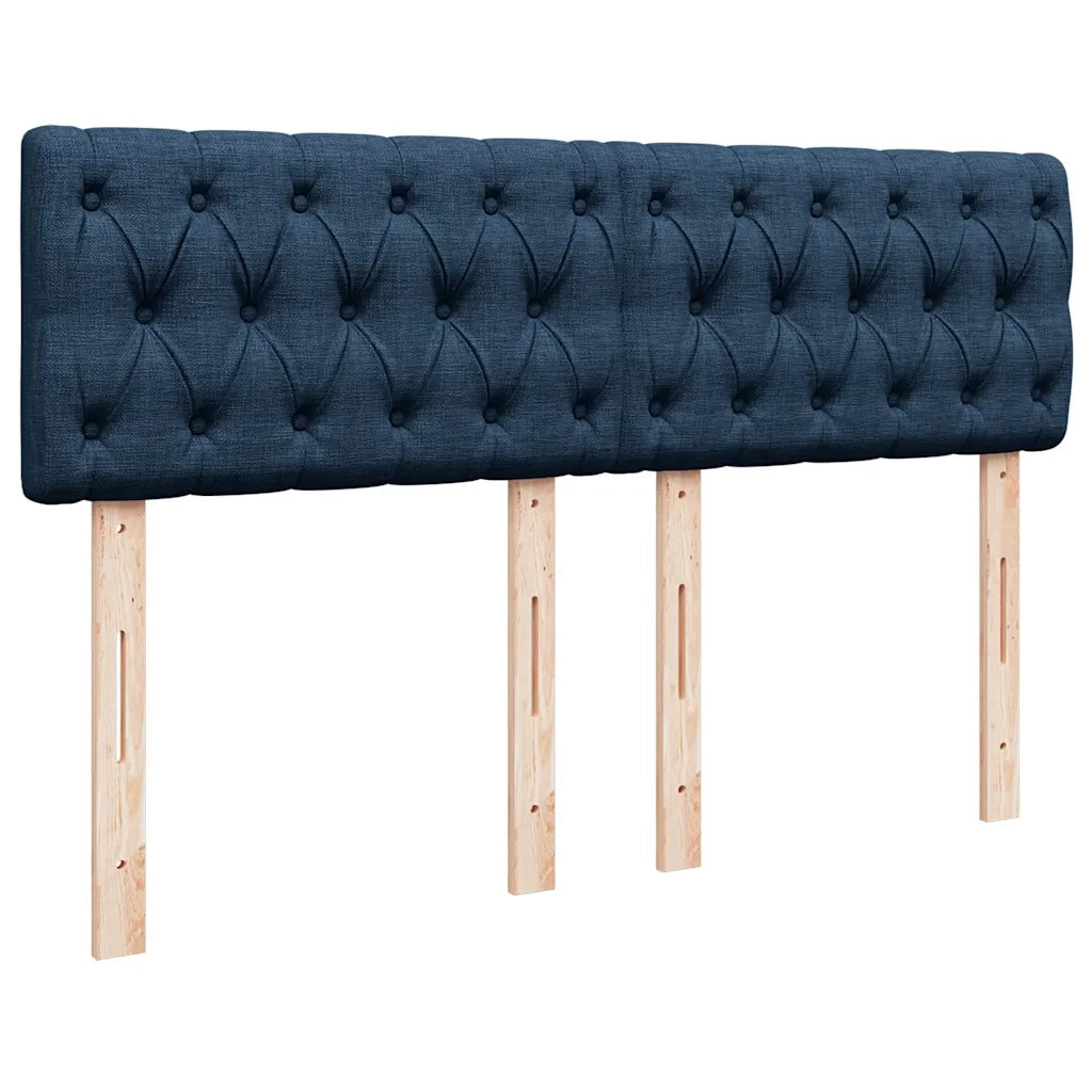 Giroletto a Molle con Materasso Blu 140x200 cm in Tessuto 3285924