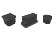 BL PUNTALE ALETTATO TONDO 18 MM NERO 10 PZ- 6,0 blister
