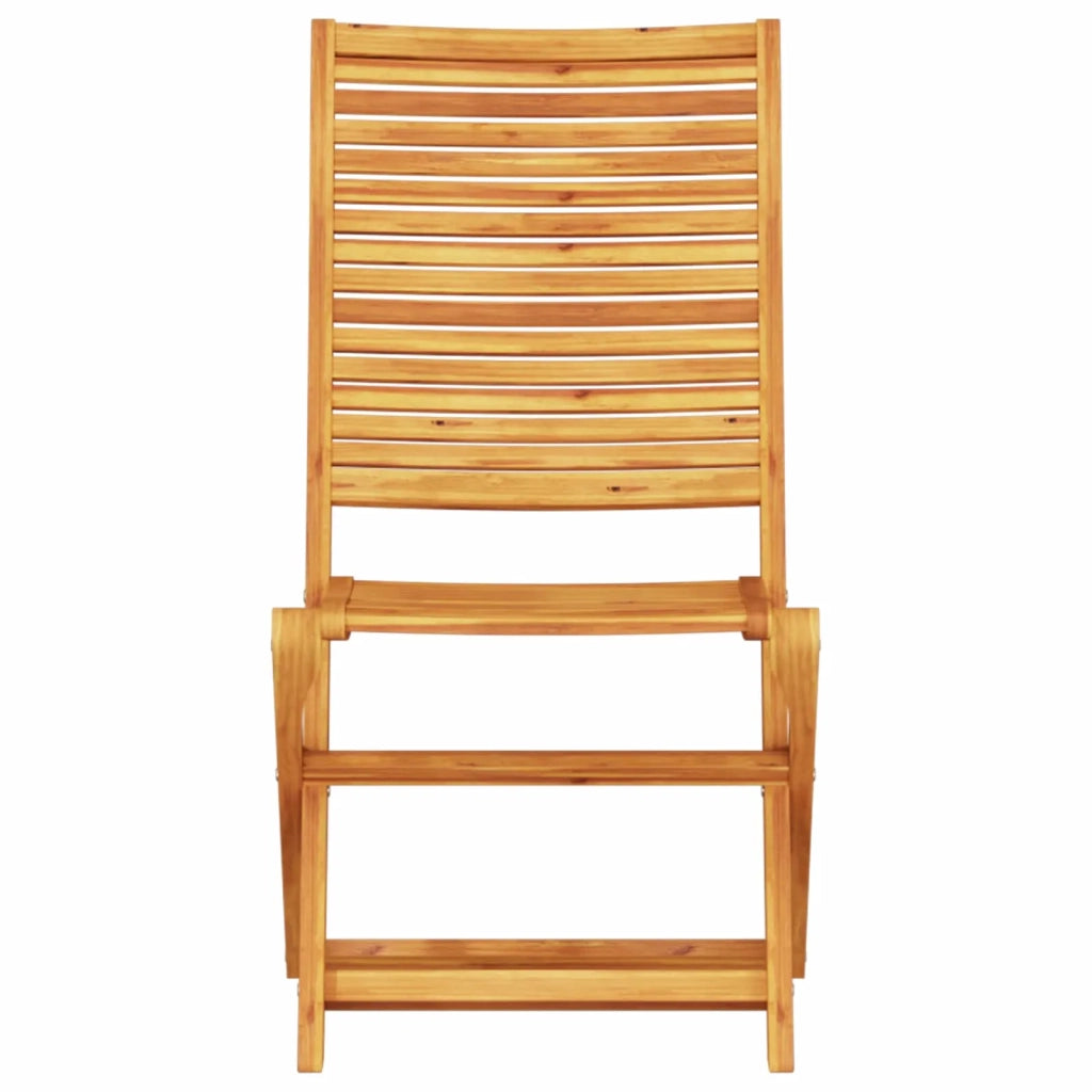 Set Bistro Pieghevole 3 pcs Marrone Legno di Acacia Massello 3375696