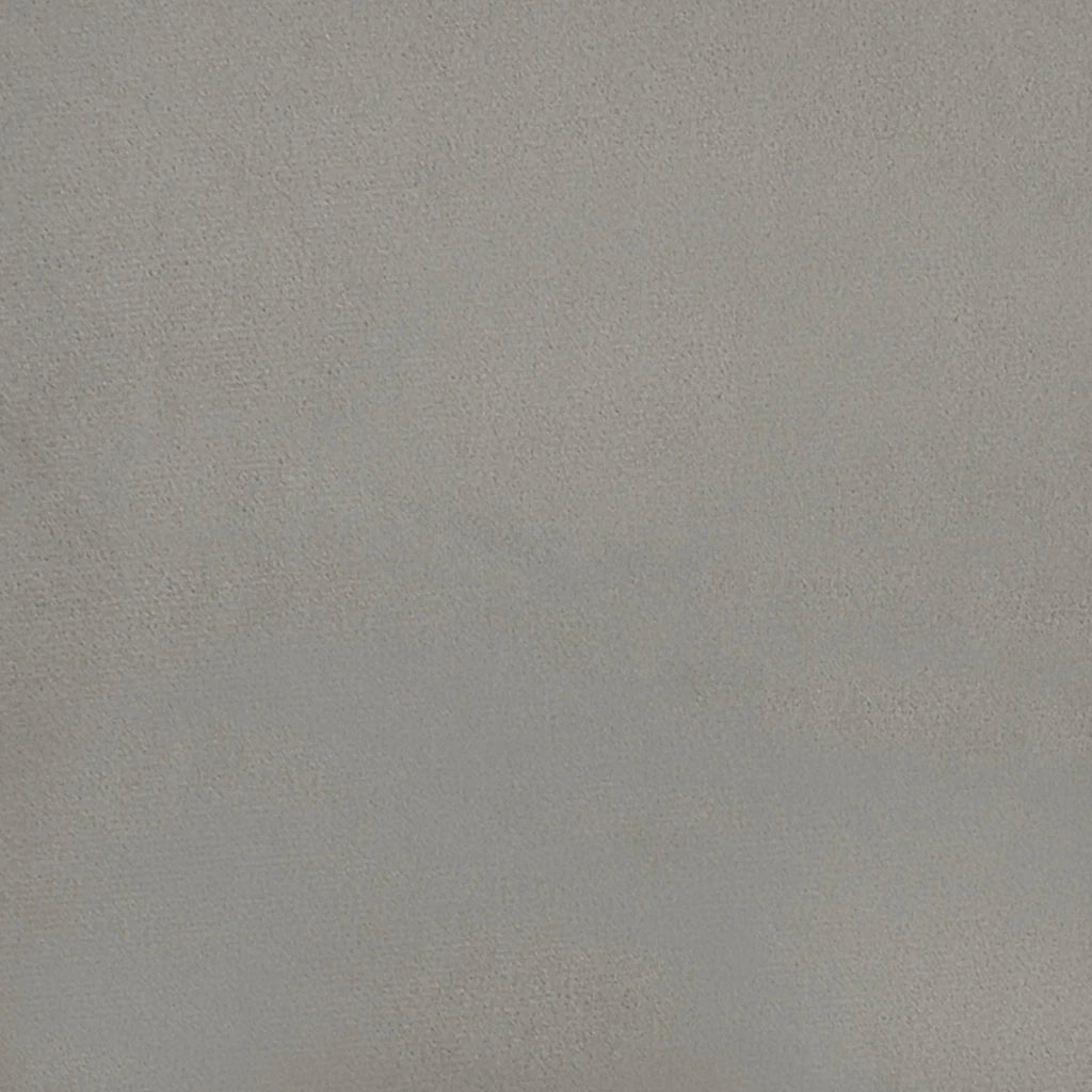 Giroletto a Molle con Materasso Grigio Chiaro 200x200cm Velluto cod mxl 43117