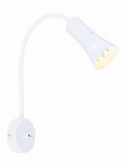 Applique Candellux Arena bianca E14 con interruttore