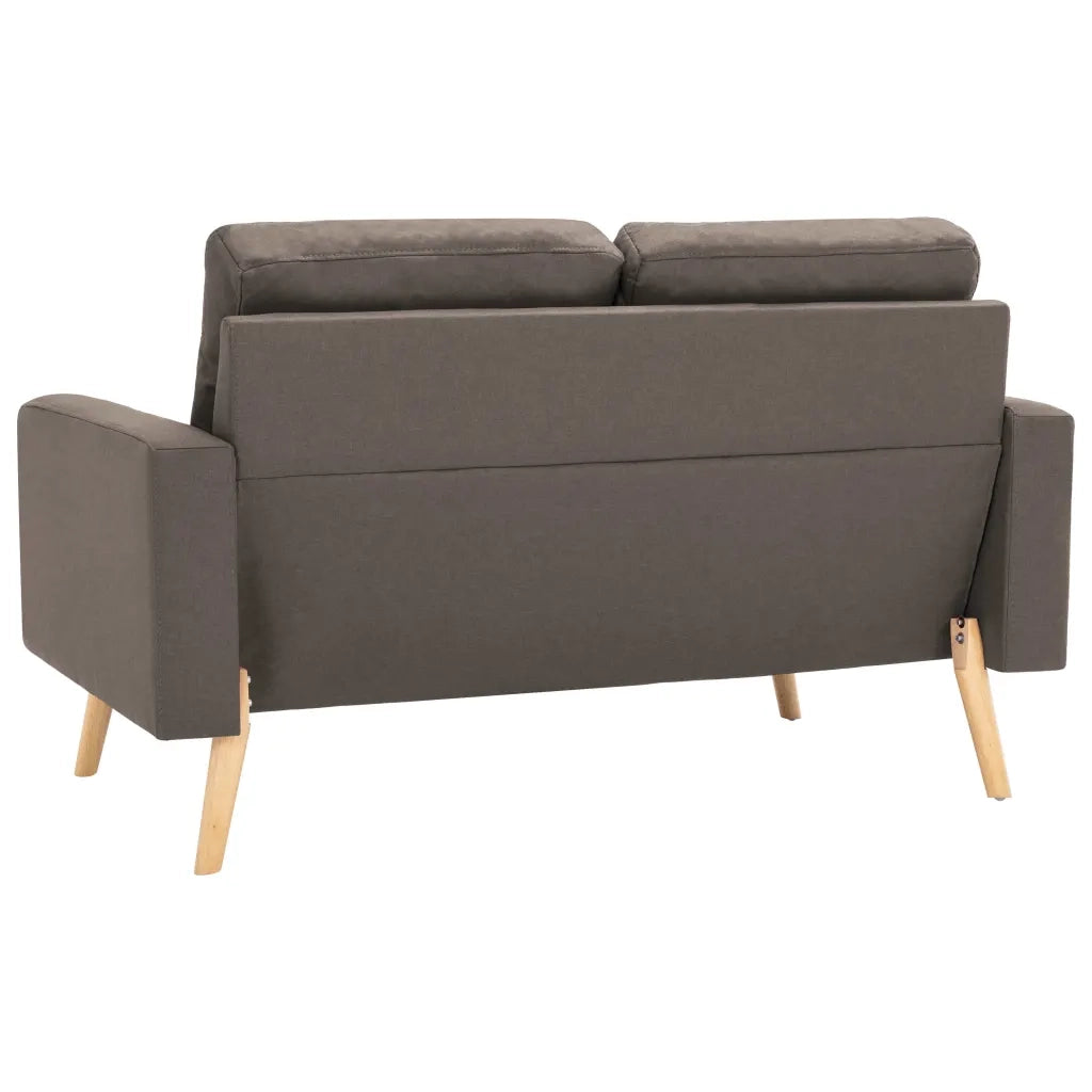 Divano a 2 Posti Grigio Talpa in Tessuto cod mxl 20781
