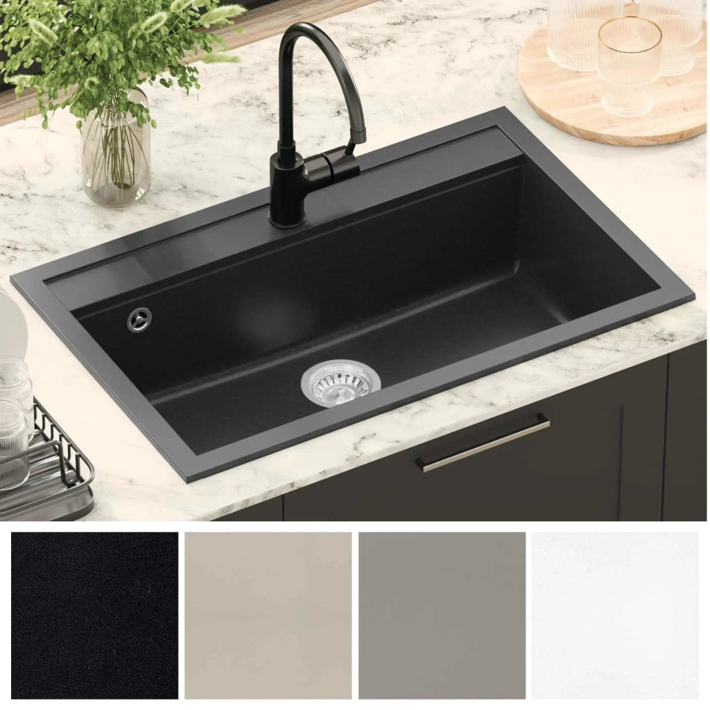 Lavello Nero 795 x 505 mm Granito 42028388