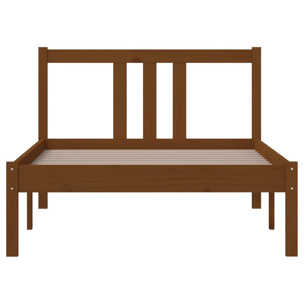 Giroletto senza Materasso Ambra Legno Massello Pino 90x200 cm