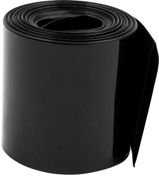 Cavo di Protezione per Batterie - PVC - 55mm di Larghezza - Nera - 3.1M di Lunghezza - Temperatura di Funzionamento - Adatto per Batterie 18650