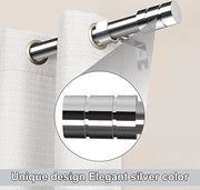 Maniglia per tenda - attrezzo per vestiti, maniglia per doccia, lunghezza extra, maniglia per tenda per camera da bagno, camera da letto, 78-229 cm