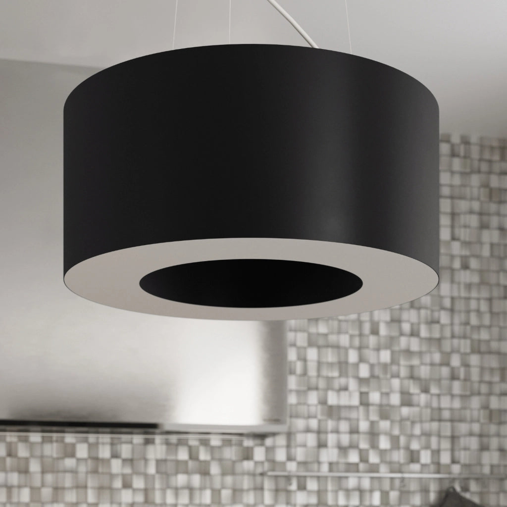 Lampada a sospensione tonda nera Ø50 5xE27 JOVIAN Pure Lume