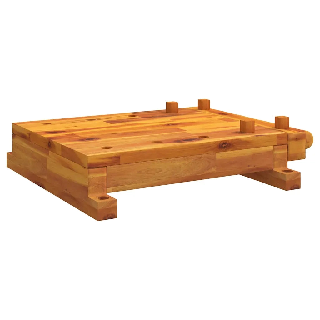 Banco da Lavoro con Morsa 52x44x9,5 cm Legno Massello di Acacia CFW4824418