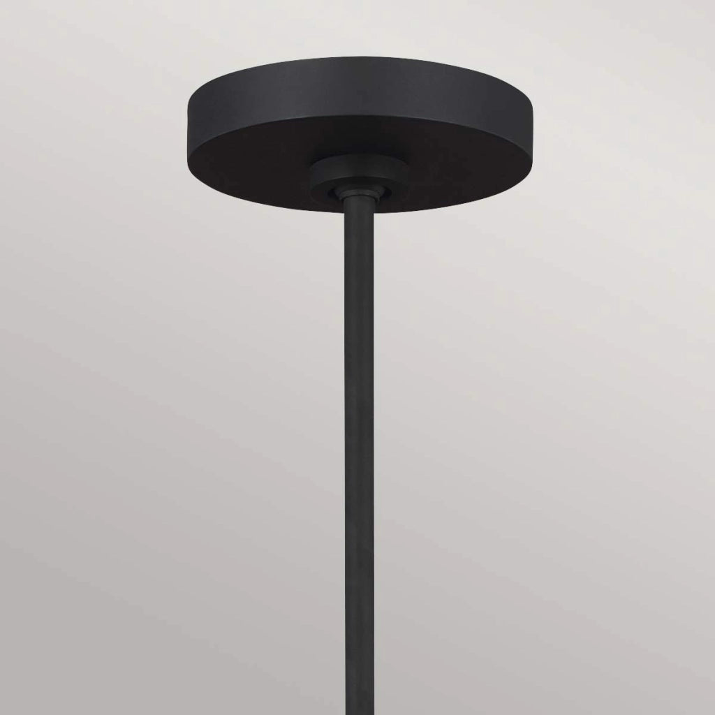 Lampadario Joan nero ottone ossidato 5xE27 60W Feiss