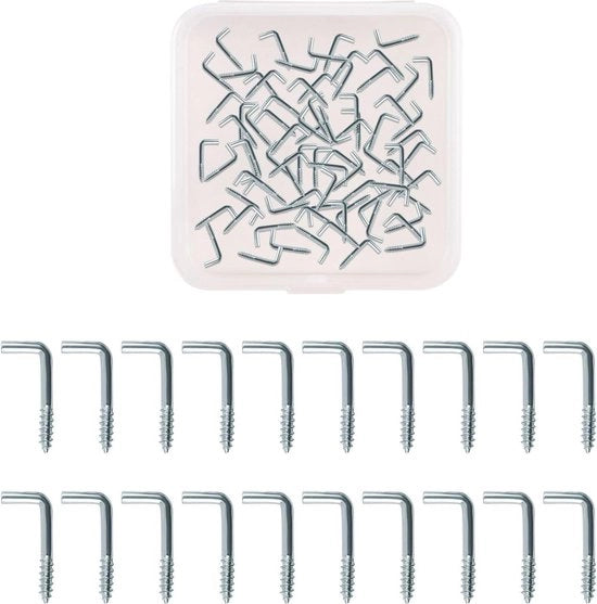 Haken a v forma 70 pezzi haken a v per autofissaggio M24 x 20 per interni e esterni 20 parole