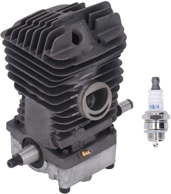 Cilindro per sega a catena da 49 mm - Cilindro aspiratore - Costruzione a cingolo - Materiale in acciaio/duralluminio - Bassa usura - Prestazioni stabili - Cilindro motore