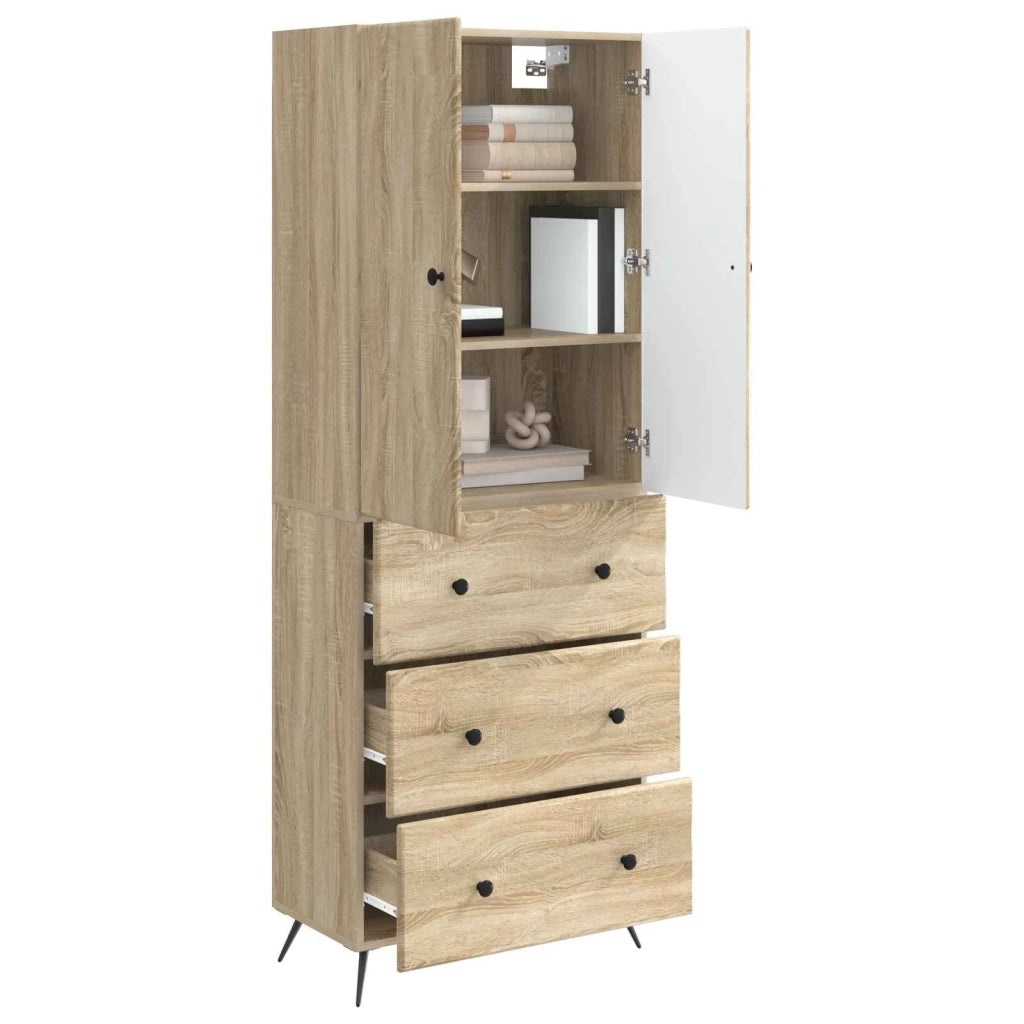 Set di armadi 2 pcs Rovere Sonoma 66 x 34,5 x 90 cm