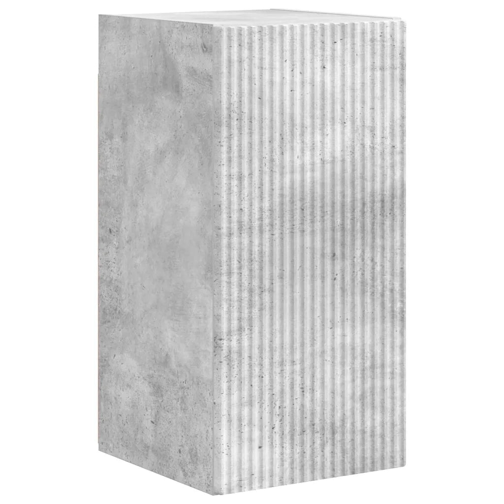 Mobile TV da parete-Mobile TV a Muro-Credenza TV Calcestruzzo 30 x 31 x 60 cm