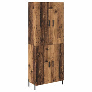 Credenza | Madia | Buffet da pranzo | Armadio da pranzo Legno vecchio 69,5 x 34 x 180 cm Legno multistrato