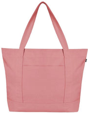 Borsa a Tela Ecowich per Donne con Cerniera e Tasca Interna, Borse da 100% Cotone Biologico per Uomini, Shopping, Spiaggia