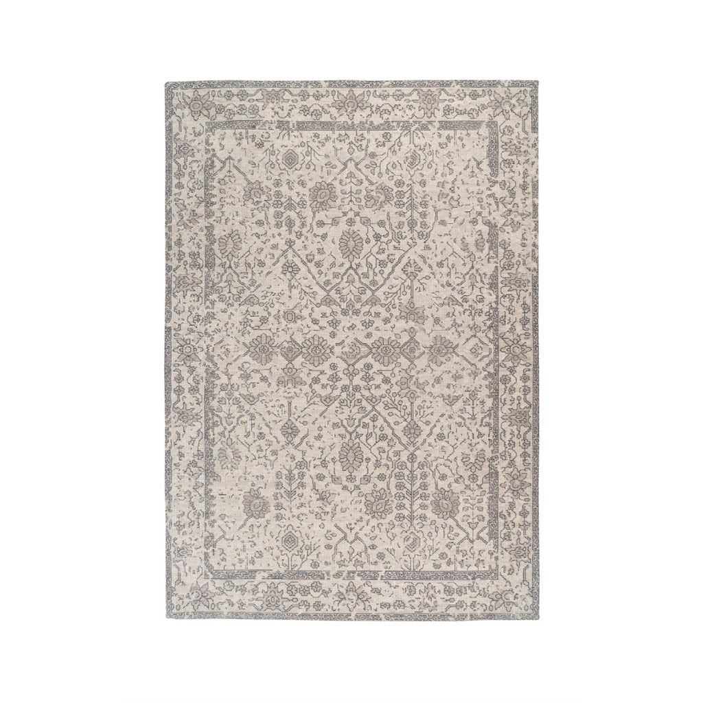 Tappeto Percy 100 in Cotone Beige 80x150 cm