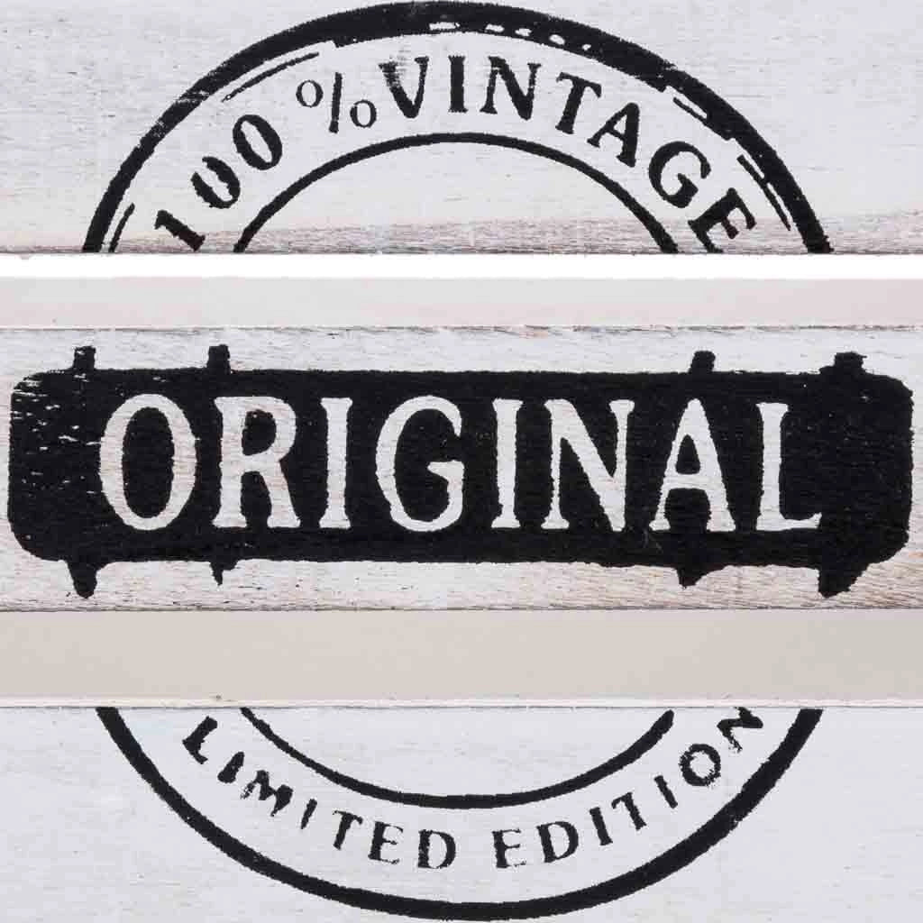Cassetto in legno bianco 18x12x10h cm