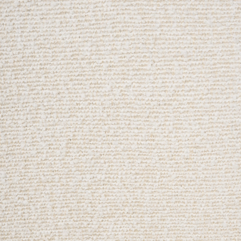 Set di 2 sedie da pranzo girevoli Boucle Rivestimento in tessuto bianco sporco Base con gambe in legno girevoli in metallo