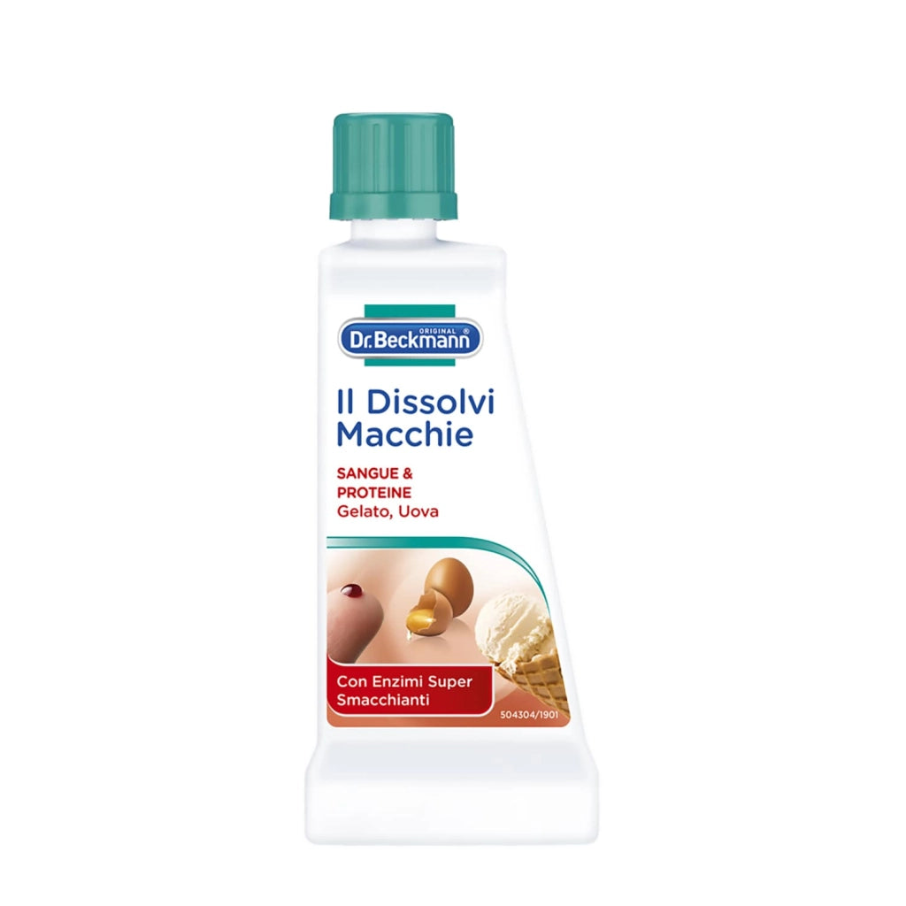 Smacchiatore Dissolvi Macchie Delicato su e Tessuti Lavabili e Non Lavabili 50ml, Sangue e Proteine, Dr. Beckmann