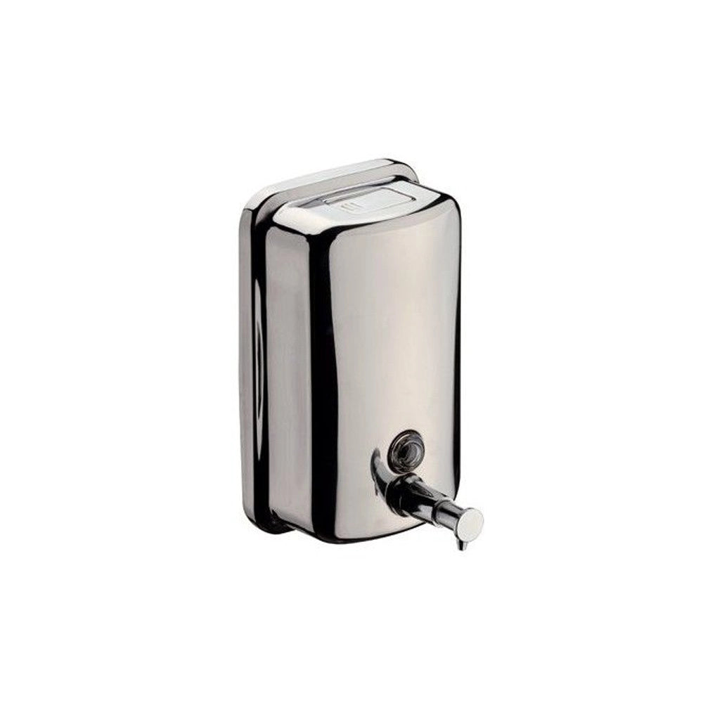 Dispenser sapone da muro cromato