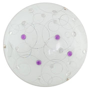 Plafoniera LED Astro 10W bianca tonda vetro IP20 Candellux