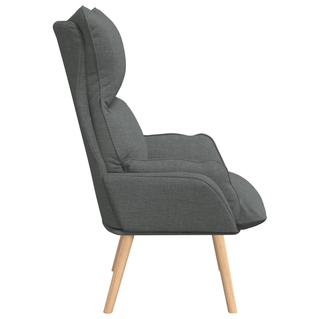 Poltrona Rilassante  in Tessuto Grigio Scuro