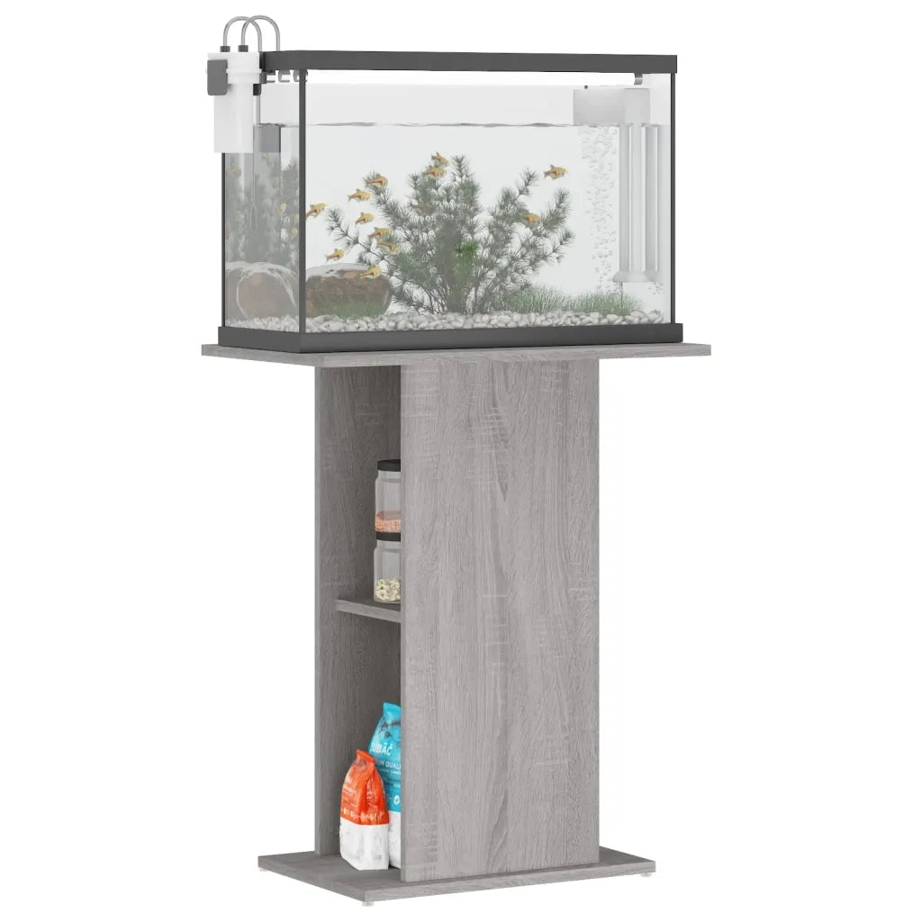 Supporto per Acquario 60,5x36x72,5 cm Multistrato Grigio Sonoma CFW1217577