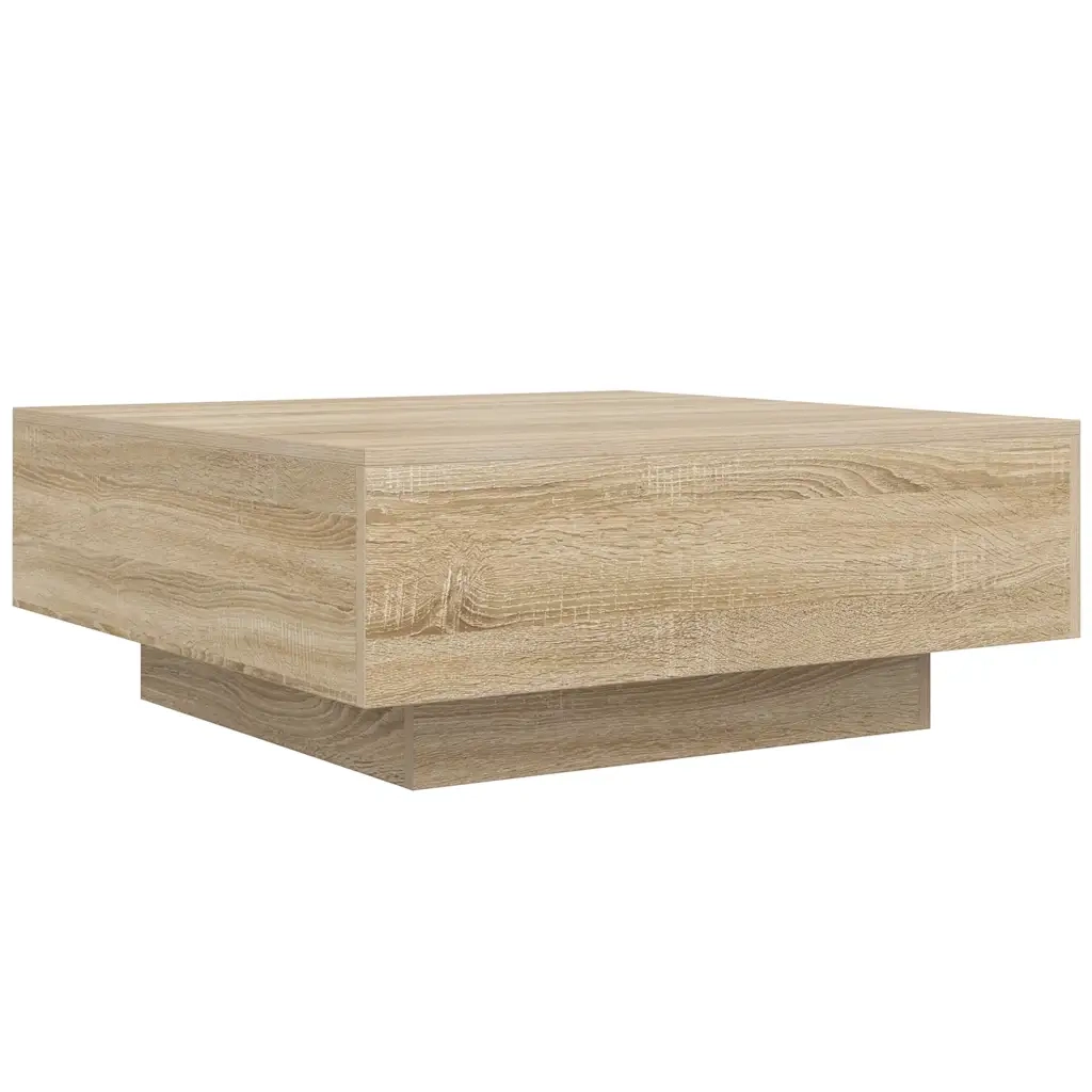 Tavolino da Salotto Rovere Sonoma 80x80x31 cm Legno Multistrato 836583
