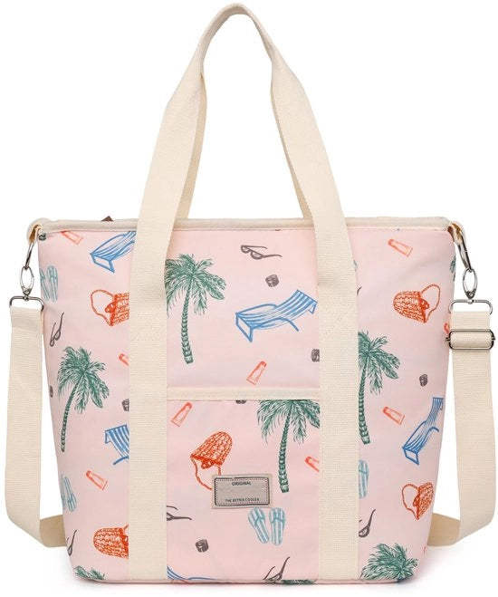 Ercole Isolata 15L/29L Grande Capacità Borsa a Ispezione Recuperabile Borsa a Specchietti Portatile con Cinturino Regolabile per Scuola Ufficio Pic-Nic (29L, B-Rosso Coccoloso)