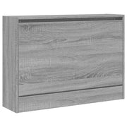 Scarpiera mobile contenitore per scarpe mobile per ingresso/corridoio/soggiorno design Sonoma 80 x 21 x 57 cm legno ingegnerizzato grigio 02_0022095