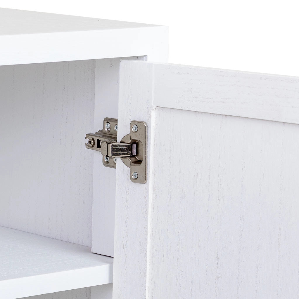 Credenza 2 ante legno e metallo 100x40x100h cm