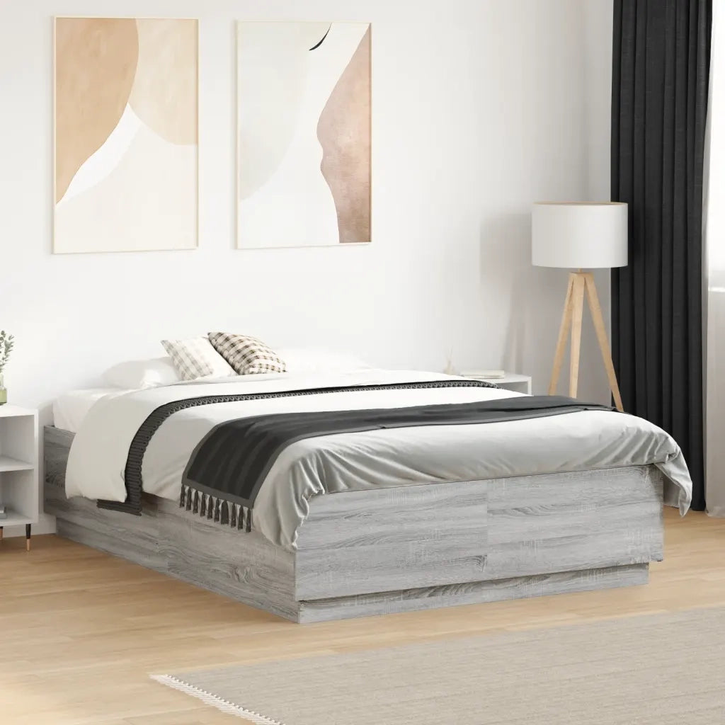 Giroletto Grigio Sonoma 140x190 cm in Legno Multistrato 3209735