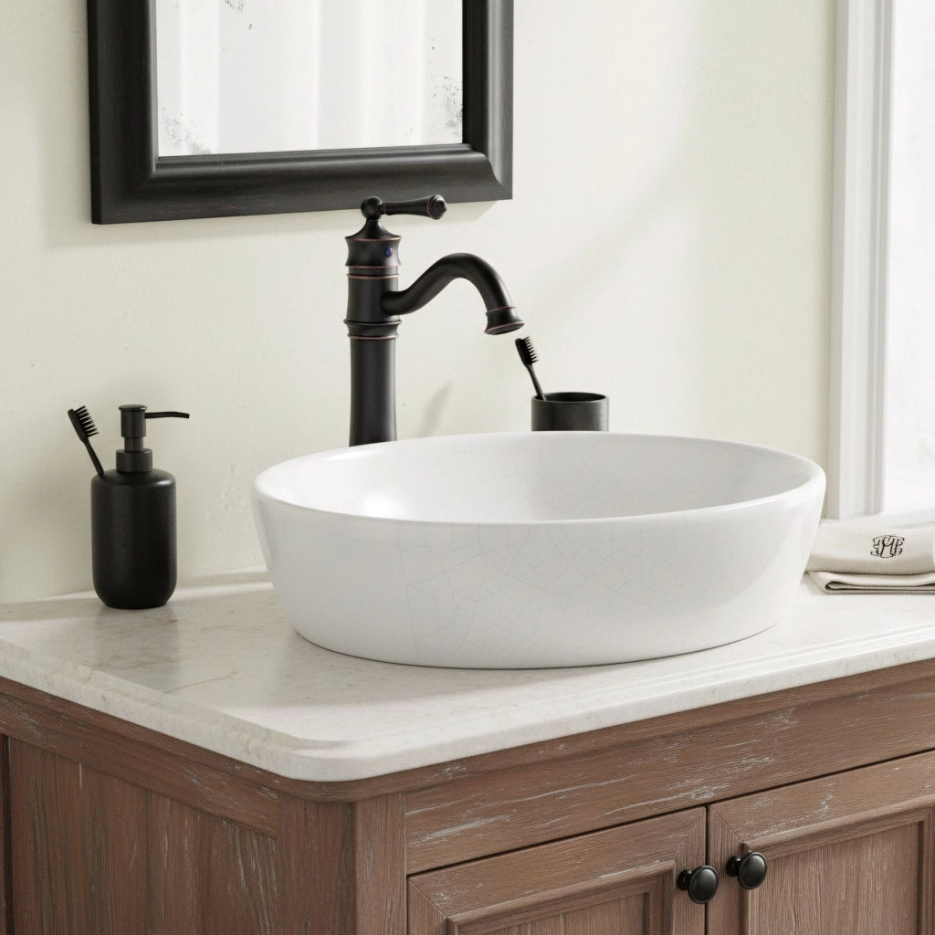 Rubinetto Da Lavabo Rea Vintage Old Black High