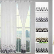 Trade Shop - Tenda Velia Silvana Pannello Singolo 6 Borchie Porta Finestra Bastone 140x280 Cm -
