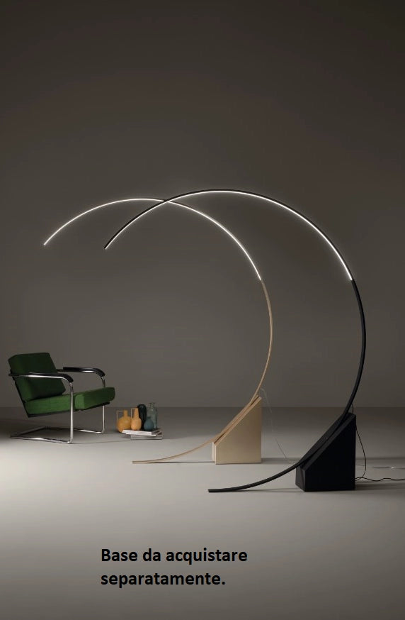STRUTTURA PIANTANA RUNE ORO A LED 3000K 1450LM 35W DIMMERABILE DA ABBIANARE BASE PER PIANTANA
