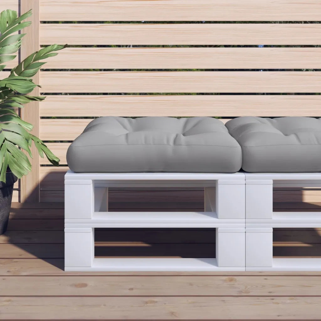Cuscino per pallet | Cuscini per sedie Grigio 60x60x12 cm in Tessuto