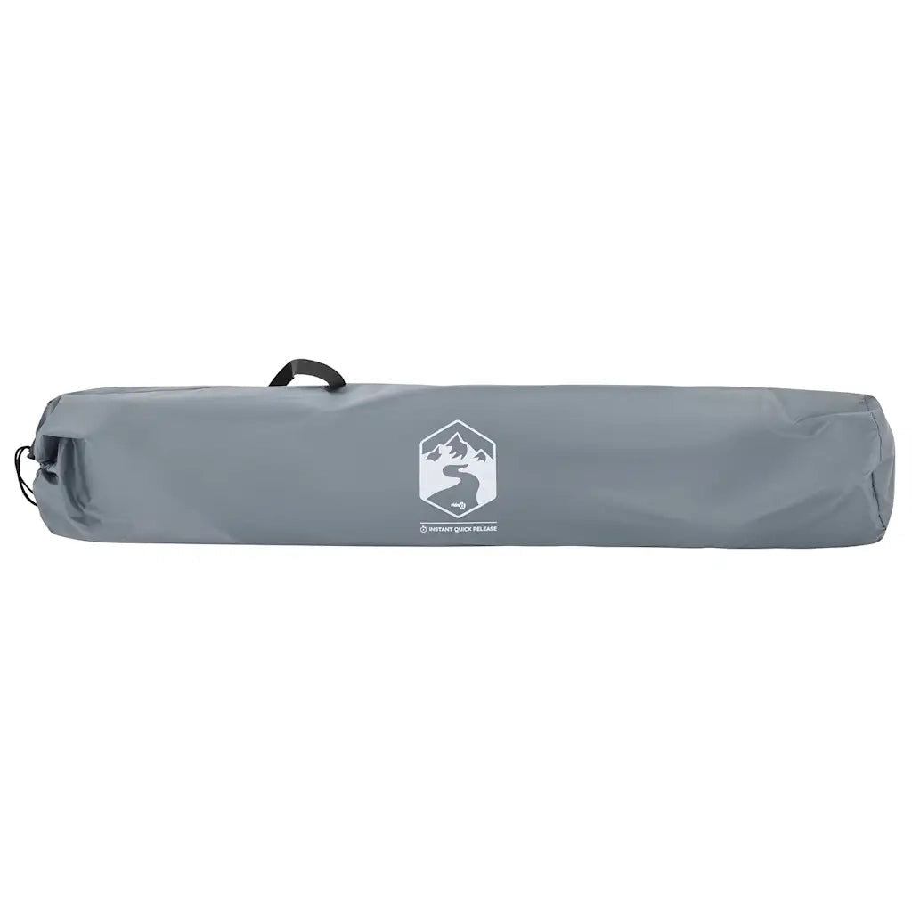 Tenda a Cupola 5 Persone-Tenda da campeggio Grigio e Arancione a Rilascio Rapido 817232